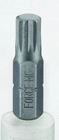 Насадка 10мм, L-75мм Spline M6 FORCE 1787506 (фото 1)