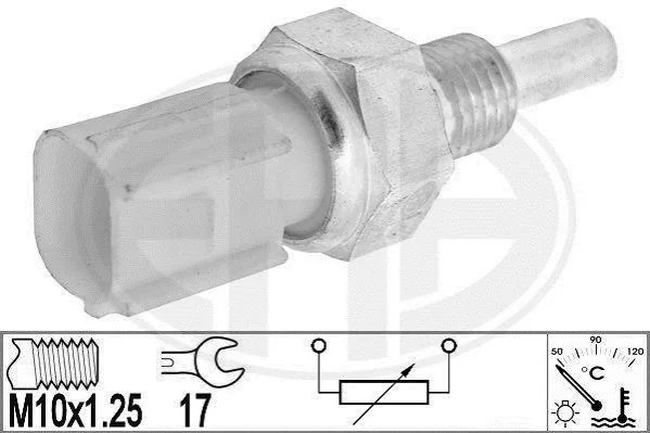 Датчик температури охолоджуючої рідини ERA 330870 (фото 1)