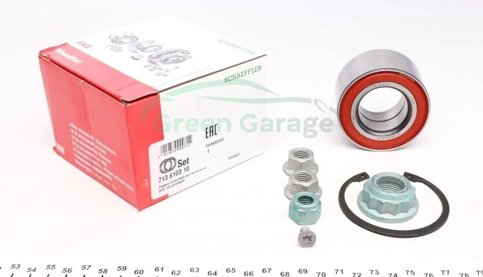 Подшипник ступицы VW POLO передн. (на колесо) (пр-во) FAG 713 6103 10 (фото 1)