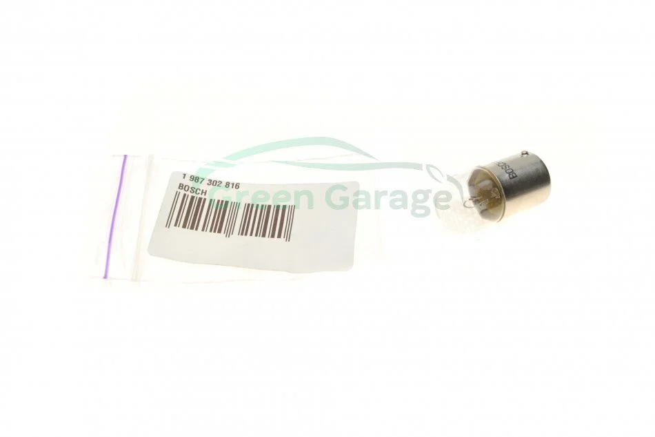 Лампа розжарювання R10W 12V 10W BA15s ECO (вир-во) BOSCH 1 987 302 816 (фото 1)