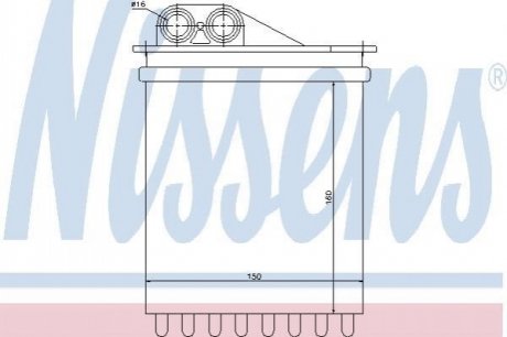 Радіатор опалення NISSENS 72040