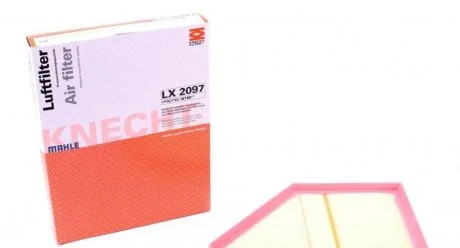 Фильтр воздушный BMW X5 (E70) 4.8 i 07-10, левый (пр-во KNECHT-MAHLE) MAHLE / KNECHT LX2097
