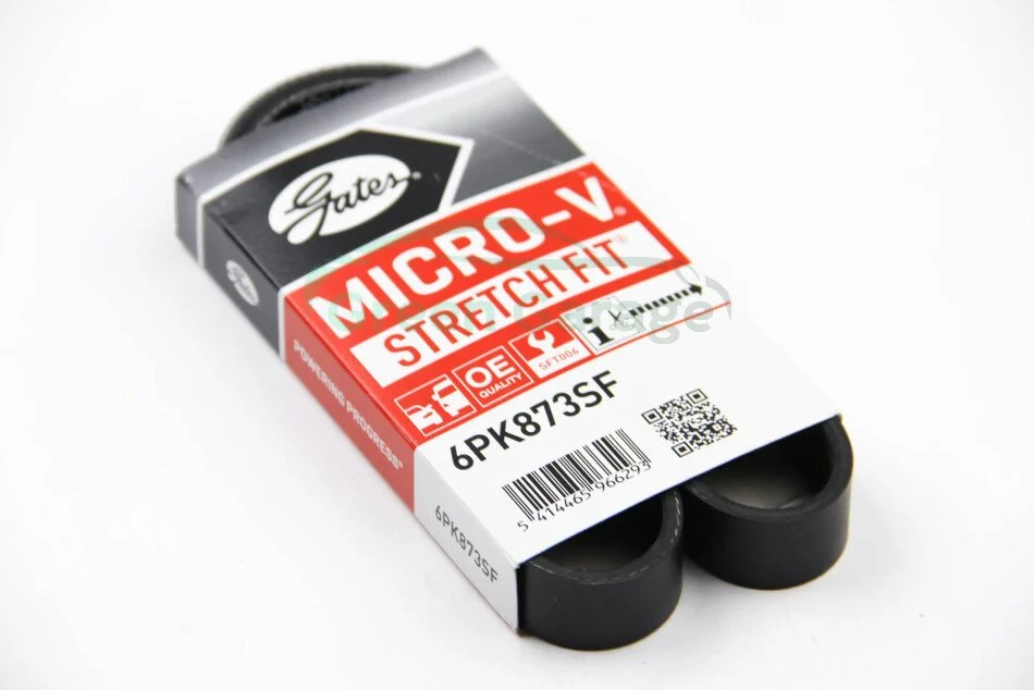 Поликлиновые ремни Micro-V StretchFit (Пр-во Gates) GATES 6PK873SF (фото 1)