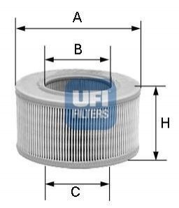 Повітряний фільтр UFI 30.038.01