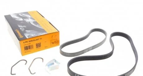 Ремкомплект приводного ремня (Вир-во ContiTech) CONTITECH 6PK1019 ELAST T1