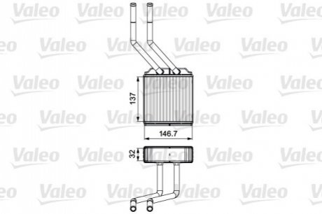 Радіатор опалення VALEO 811520