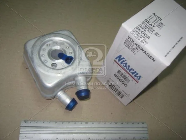Радиатор масляный AUDI, SEAT, SKODA, VW (пр-во Nissens) NISSENS 90606 (фото 1)
