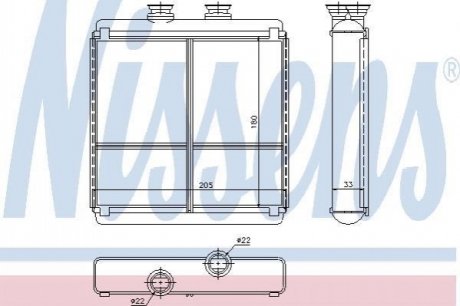 Радіатор опалення NISSENS 72042