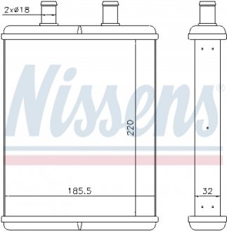 Радиатор отопителя IVECO DAILY IV (06-) 29L NISSENS 71817