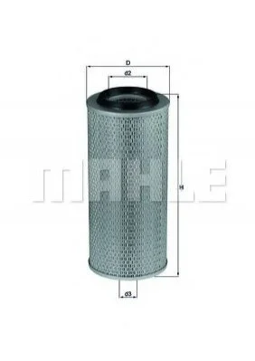 Повітряний фільтр MAHLE / KNECHT LX275 (фото 1)