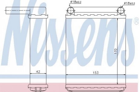 Радіатор опалення NISSENS 72038