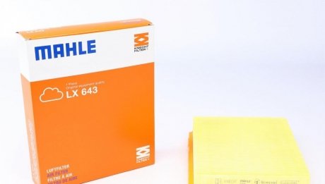 Повітряний фільтр MAHLE / KNECHT LX643