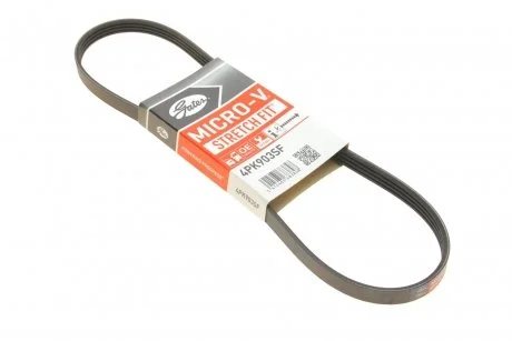 Поліклінові ремені Micro-V StretchFit (Вир-во Gates) GATES 4PK903SF