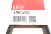 Дорiжковий ремінь GATES 6PK1670 (фото 6)