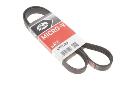 Ремінь поліклін. (вир-во Gates) GATES 6PK1228