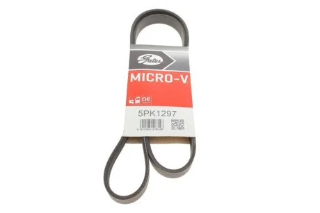 Поликлиновые ремни Micro-V (Пр-во Gates) GATES 5PK1297