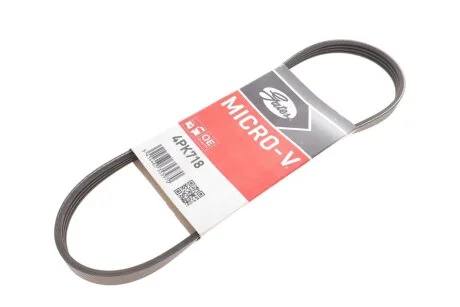 Ремінь поліклін. Chevrolet Matiz (вир-во Gates) GATES 4PK718