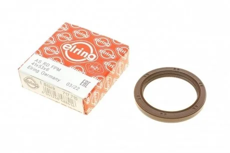 Уплотняющее кольцо, коленчатый вал HYUNDAI/FIAT/OPEL 41x53x6 / AS RD FPM (пр-во Elring) ELRING 717.710