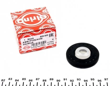 Уплотняющее кольцо, распределительный вал PEUGEOT 1,4 ET3J4 24x50x8 PTFE (пр-во Elring) ELRING 505.600