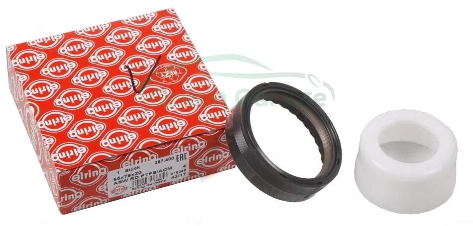 Сальник двигателя FRONT BMW N42/N46 65X79X20 PTFE/ACM (пр-во Elring) ELRING 257.400 (фото 1)