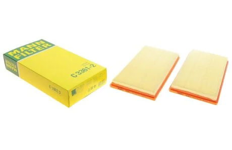 Фильтр воздушный MB C (W204/C204/S204), E (W/S211/S212) 06-14 (2шт.) (пр-во) MANN C33612