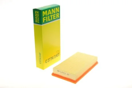 Фильтр воздушный (пр-во) MANN C2774/3KIT