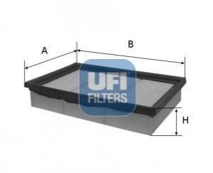 Повітряний фільтр UFI 30.595.00