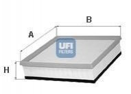 Повітряний фільтр UFI 30.512.00
