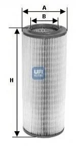 Повітряний фільтр UFI 27.603.00