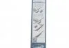 Щетка стеклоочист. 400 стекла заднего A400H (пр-во Bosch) BOSCH 3397008009 (фото 7)