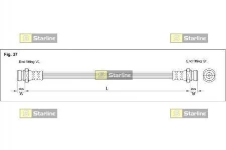 Гальмівний шланг STARLINE HA BD.1251