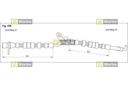Гальмівний шланг STARLINE HA ST.1247