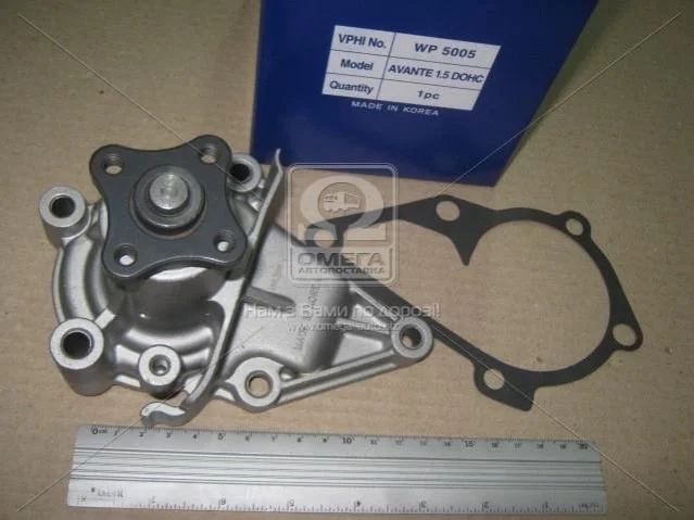 Насос водяний HYUNDAI GETZ, ELANTRA XD, MATRIX. KIA CERATO 1.6 DOHC (пр-во Valeo PHC) VALEO WP5005 (фото 1)