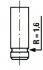Клапан випускний ET ENGINETEAM VE0053 (фото 2)
