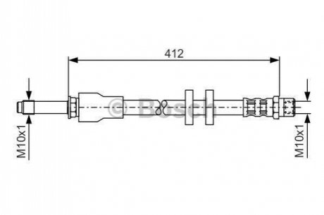 Гальмівний шланг BOSCH 1987481021