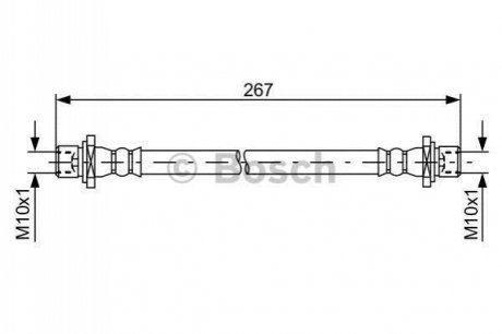 Гальмівний шланг BOSCH 1987481584