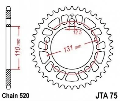 Зірка ESJOT MOTO JT MOTO 11045743