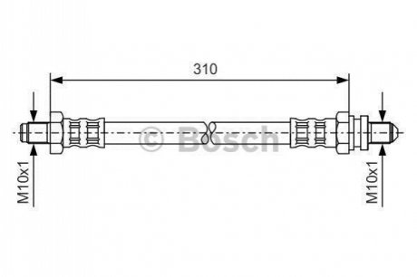 Гальмівний шланг BOSCH 1987476407