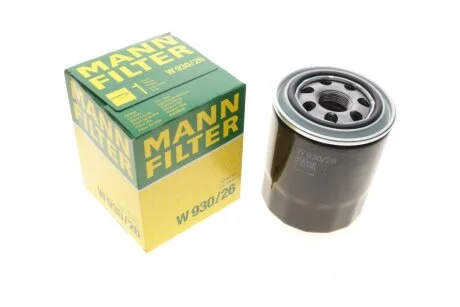 Фильтр масляный двигателя (пр-во) MANN W930/26