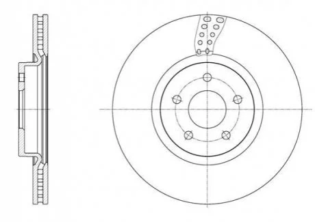 Гальмівний диск ROADHOUSE 61561.10