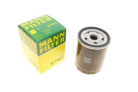 Фильтр масляный двигателя (пр-во) MANN W718/2