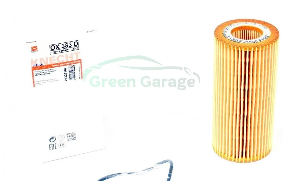 Масляний фiльтр MAHLE / KNECHT OX383D (фото 1)