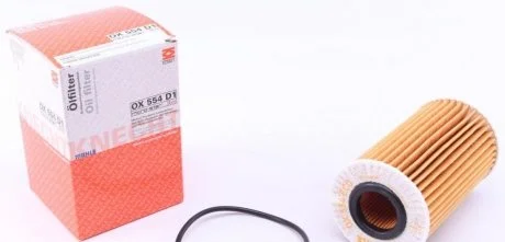 Фільтр масляний двигуна LEXUS IS F (вир-во Knecht-Mahle) MAHLE / KNECHT OX554D1