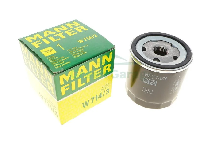 Фільтр масла MANN W714/3 (фото 1)