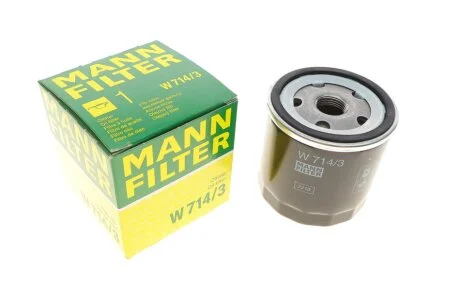 Масляний фiльтр MANN W714/3