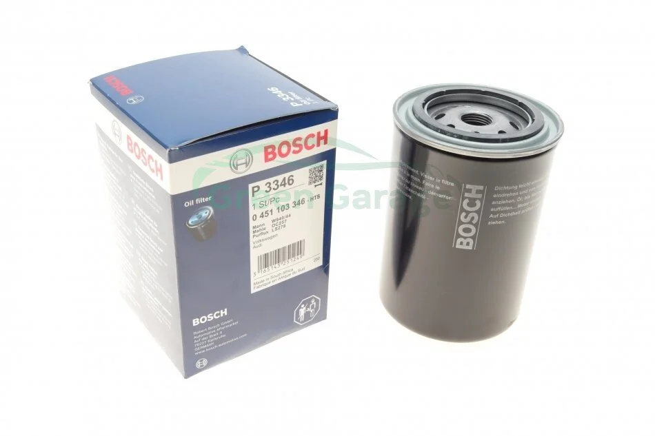 Фильтр масляный двигателя VW PASSAT, AUDI A4, A6 1.9 TDI -01 (пр-во) BOSCH 0 451 103 346 (фото 1)