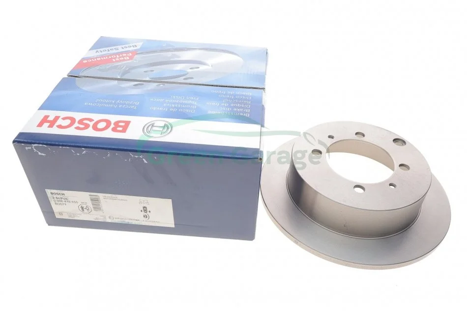Диск тормозной MITSUBISHI GALANT, SPACE WAGON задн. (пр-во Bosch) BOSCH 0986478655 (фото 1)