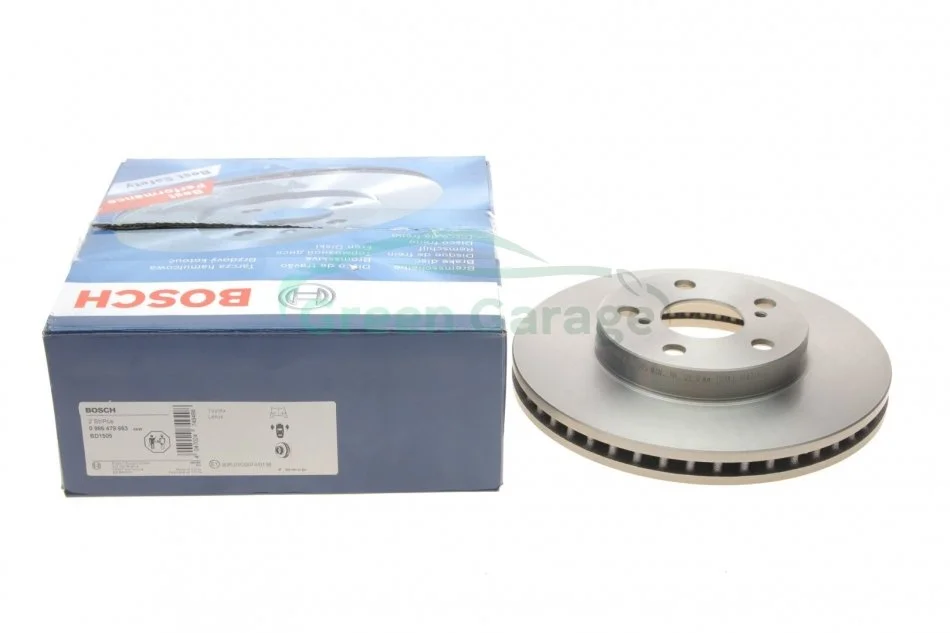 Диск тормозной TOYOTA PRIUS передн. (пр-во Bosch) BOSCH 0986479663 (фото 1)