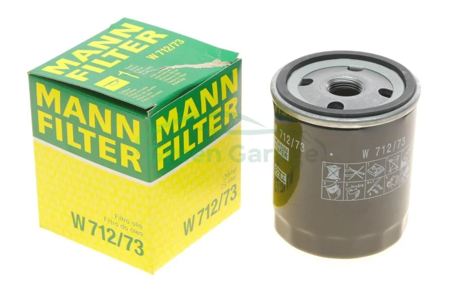 Фильтр масляный двигателя (пр-во) MANN W712/73 (фото 1)