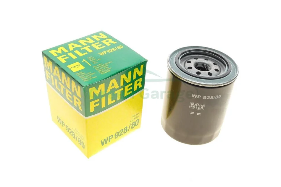 Фильтр масляный двигателя (пр-во) MANN WP928/80 (фото 1)